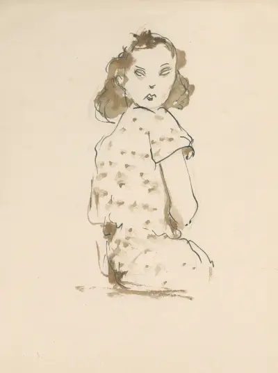 Flicka av Henri Van Straten