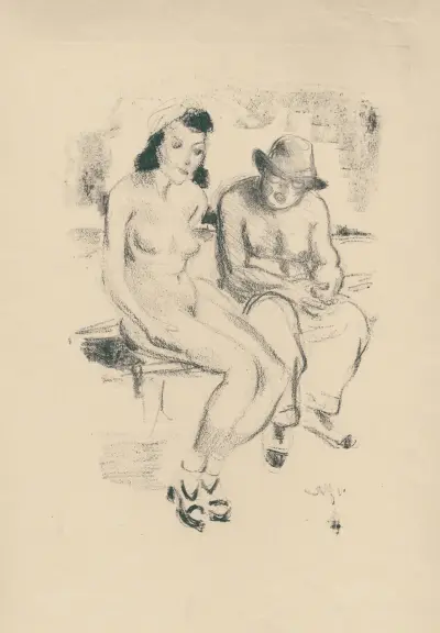 Flickan med den tjocka (1900-talet) av Henri Van Straten