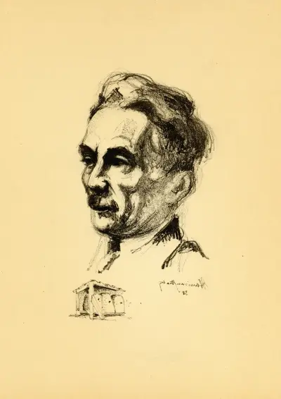 Självporträtt av Henri Van Straten