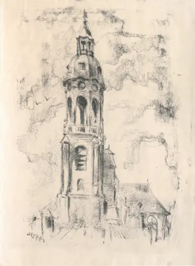 Sint-Andrieskerk av Henri Van Straten