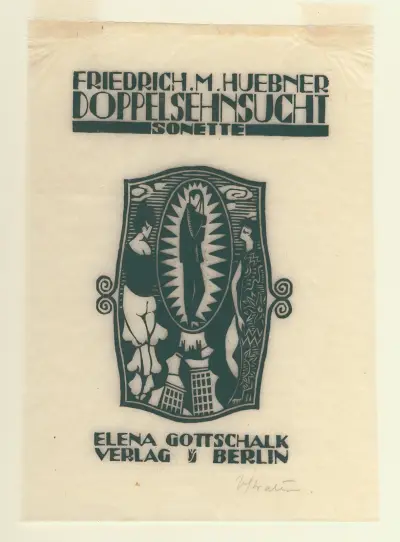 Titelpagina voor F.M. Huebner av Henri Van Straten