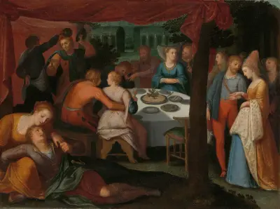 A Nocturnal Banquet av Otto van Veen