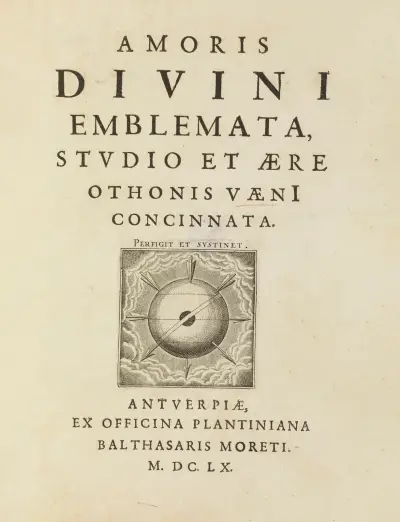 Amoris divini emblemata Pl.01 av Otto van Veen