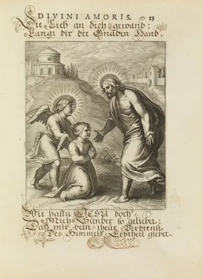 Amoris divini emblemata Pl.04 av Otto van Veen