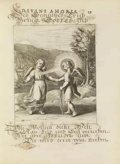 Amoris divini emblemata Pl.07 av Otto van Veen