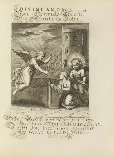 Amoris divini emblemata Pl.08 av Otto van Veen