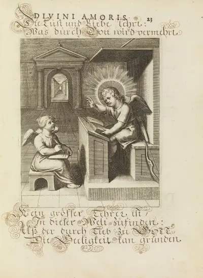 Amoris divini emblemata Pl.09 av Otto van Veen