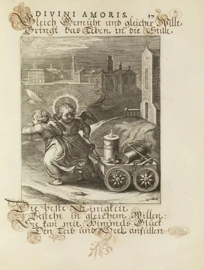 Amoris divini emblemata Pl.16 von Otto van Veen