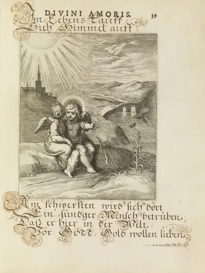 Amoris divini emblemata Pl.17 von Otto van Veen