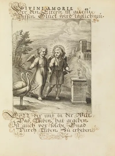 Emblem om gudomlig kärlek, pl. 19 av Otto van Veen