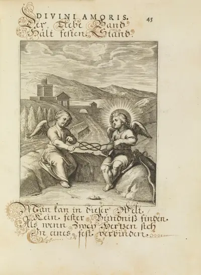 Amoris divini emblemata Pl.20 av Otto van Veen