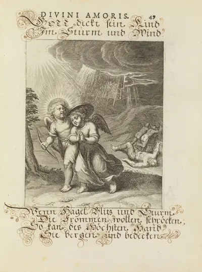 Amoris divini emblemata Pl.22 av Otto van Veen