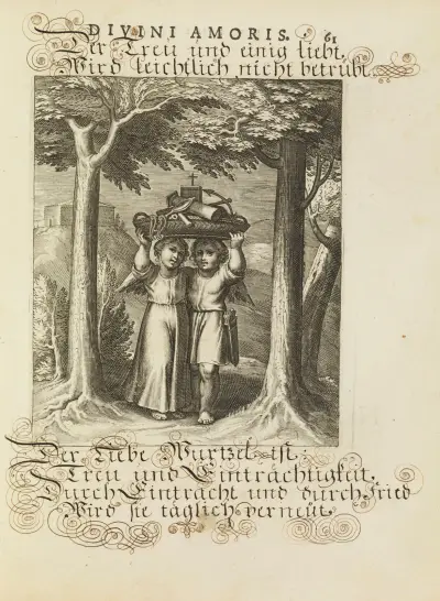 Amoris divini emblemata Pl.28 av Otto van Veen
