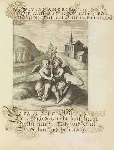 Amoris divini emblemata Pl.30 av Otto van Veen