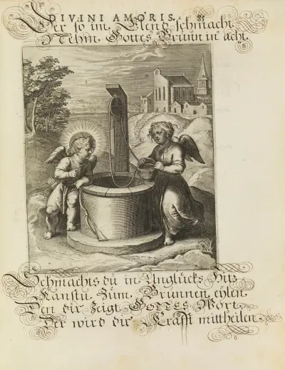 Amoris divini emblemata Pl.40 av Otto van Veen