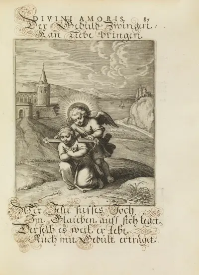 Amoris divini emblemata Pl.41 av Otto van Veen
