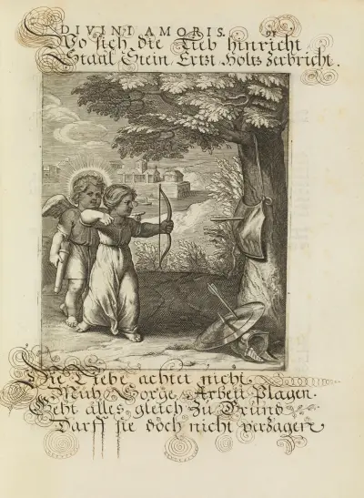 Amoris divini emblemata Pl.43 av Otto van Veen