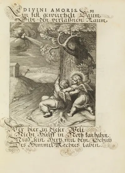 Amoris divini emblemata Pl.44 av Otto van Veen