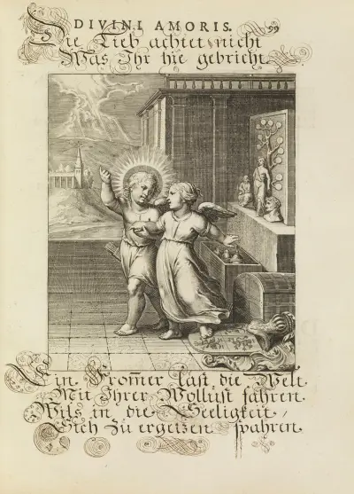 Amoris divini emblemata Pl.47 av Otto van Veen