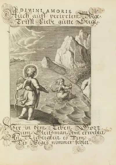 Amoris divini emblemata Pl.49 av Otto van Veen