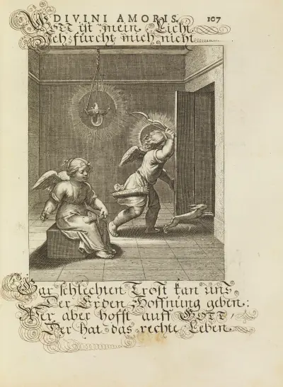 Amoris divini emblemata Pl.51 av Otto van Veen