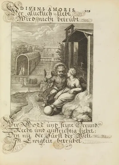 Amoris divini emblemata Pl.52 av Otto van Veen