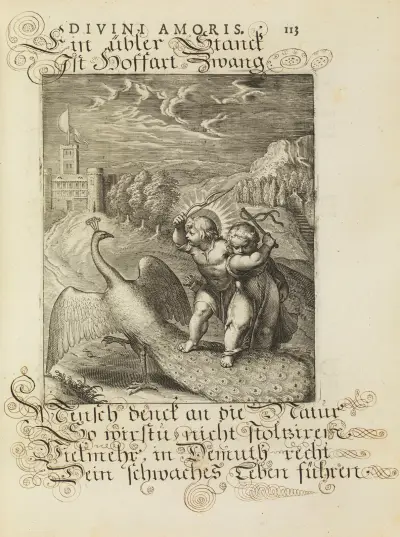 Amoris divini emblemata Pl.54 av Otto van Veen