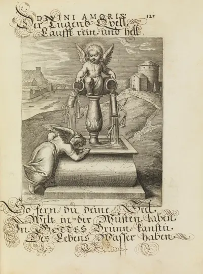 Amoris divini emblemata Pl.58 av Otto van Veen
