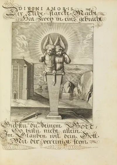 Amoris divini emblemata Pl.60 av Otto van Veen