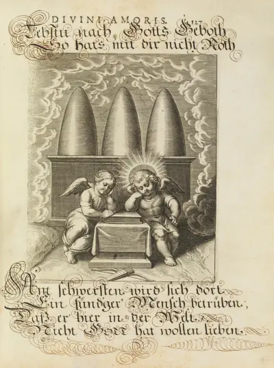 Amoris divini emblemata Pl.61 av Otto van Veen