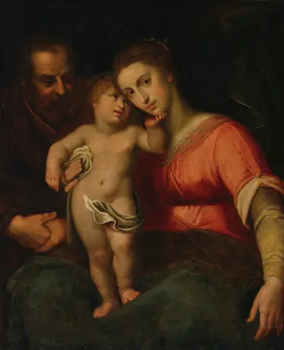 Den heliga familjen av Otto van Veen