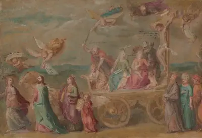 Guds ords triumf, ur serien Den katolska kyrkans triumf av Otto van Veen