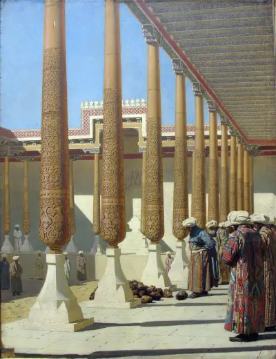 Überreichung der Trophäen von Vasily Vereshchagin