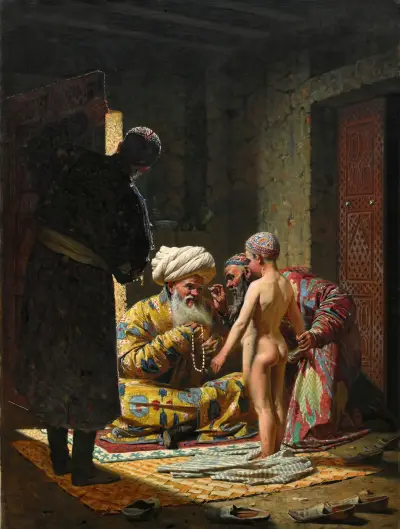 The Sale of the Child Slave av Vasily Vereshchagin