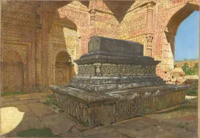 Das Grab des Sultan Iltutmish im alten Delhi von Vasily Vereshchagin