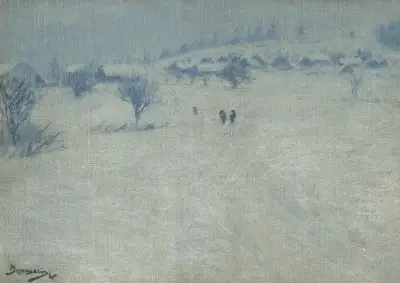 Winter Landscape av Vasily Vereshchagin