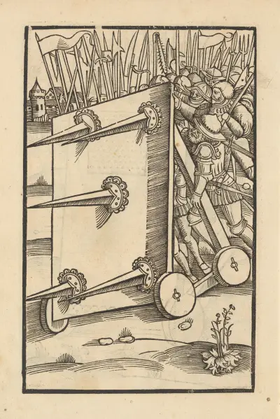 Vier Bücher der Ritterschafft Pl.017 av Flavius Vegetius Renatus