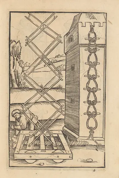 Fyra böcker om ridderskapet, plansch 19 av Flavius Vegetius Renatus