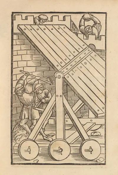 Fyra böcker om ridderskapet, plansch 054 av Flavius Vegetius Renatus