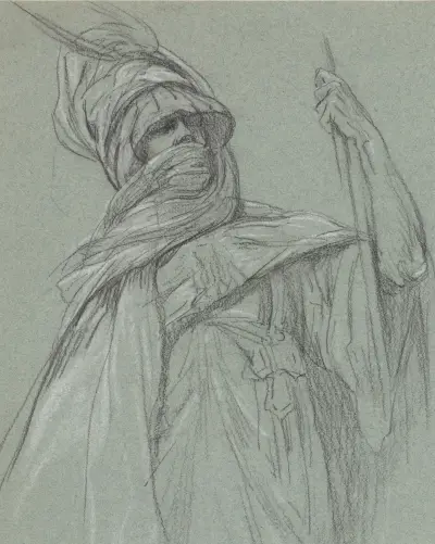 A Bedouin av Georges Jules Victor Clairin