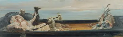 La gondole av Georges Jules Victor Clairin