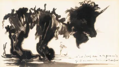 C’est Dans Une De Ses Promenades Qu’il Rencontra Nabuchodonosor av Victor Hugo