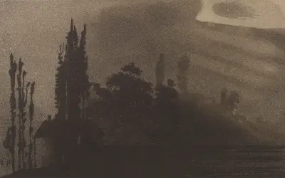 Minnesbild av en dimma av Victor Hugo