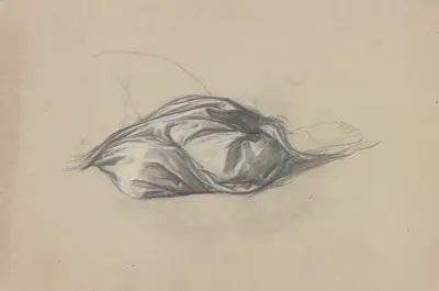 Detalj av Heros ben från 'Hero och Leander' av Victor Müller