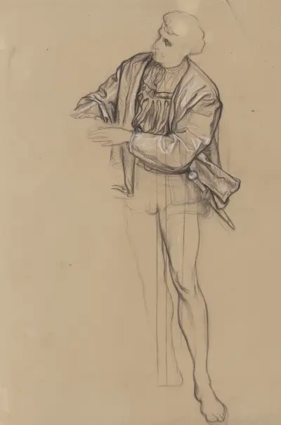 Horatio ur ‘Hamlet och Horatio’ av Victor Müller