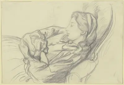 Ida Scholderer, sleeping av Victor Müller