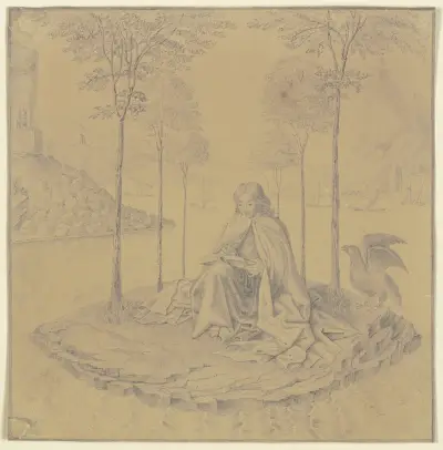 Johannes på Patmos av Victor Müller