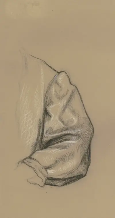 Linker Ärmel mit Andeutung der Schulter. av Victor Müller