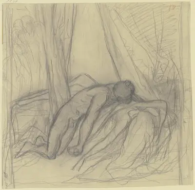 Othello och den mördade Desdemona av Victor Müller