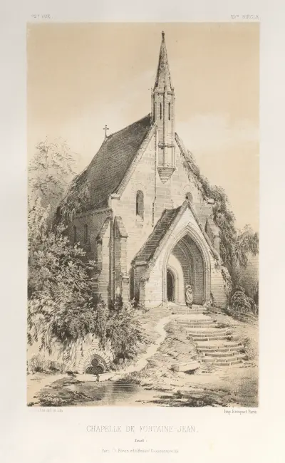 Chapelle de Fontaine-Jean (Loiret) av Victor Petit